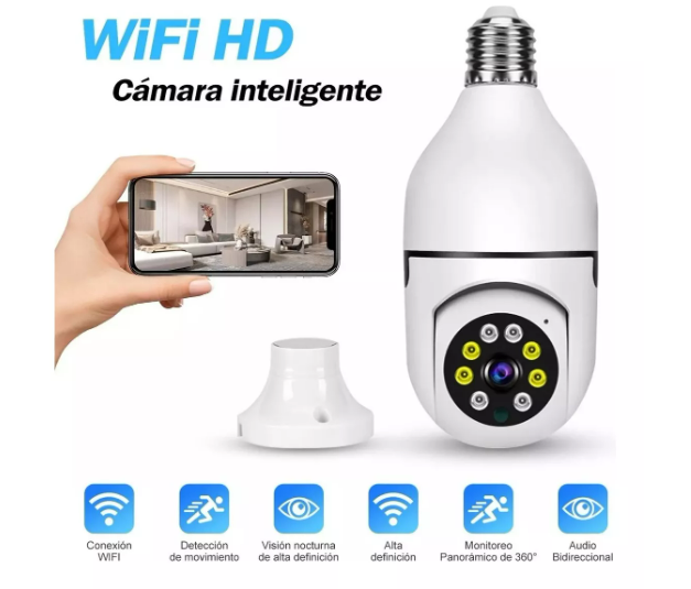 Camara Foco De Seguridad Hd Panoramica