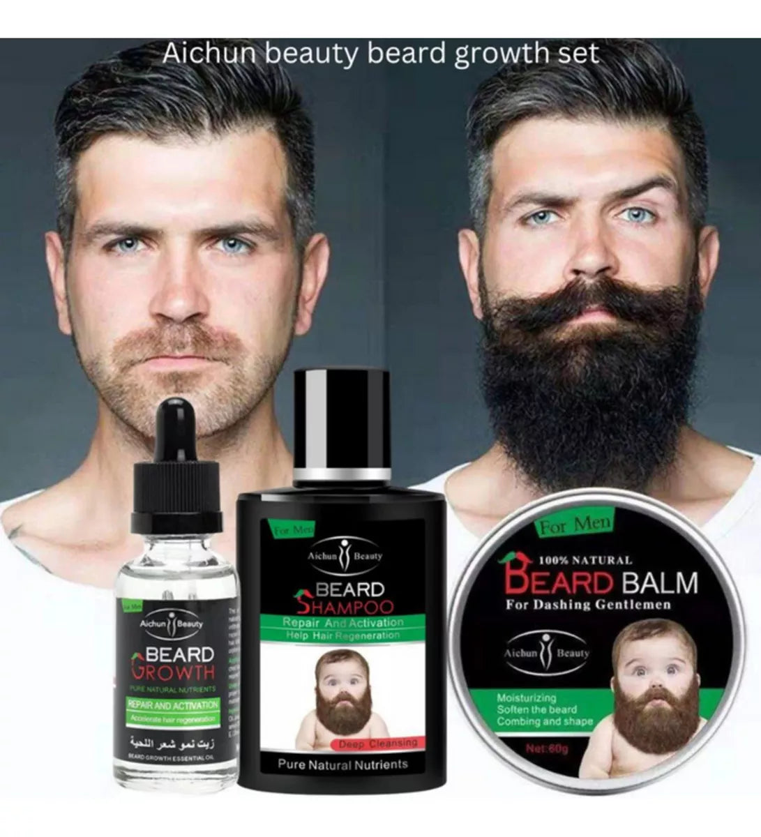 Kit Barba 3 productos Beard Care