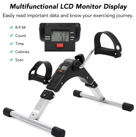 Pedalera Home Fitness Con Pantalla Lcd